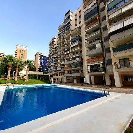 Apartamento Costa, Exclusivo, Comodo, Soleado, Amplia Piscina, Jardines, Paddle Y A La Playa Muy Cerca, Andando *